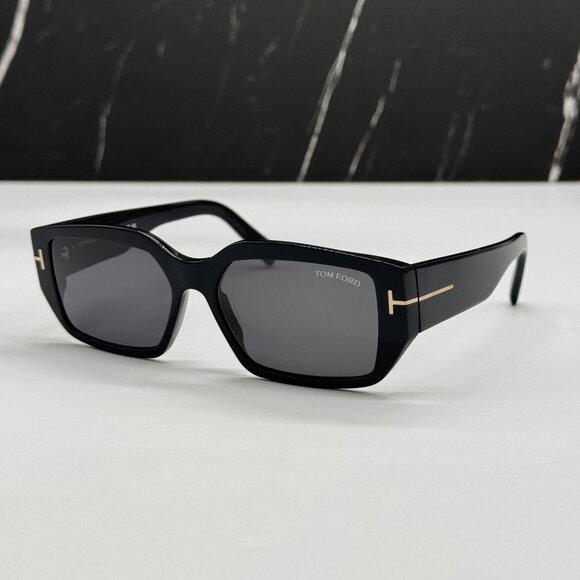 NEW TOM FORD SILVANO-02 TF989 01A BLACK WOMEN SUNGLASSES TOM FORD FT0989 01A main image 5